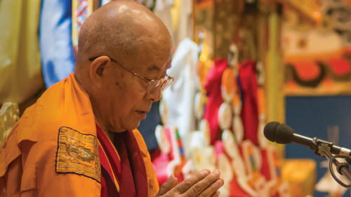 Khenchen Pema Sherab Rinpoche on the importance and significant of constructing a stupa